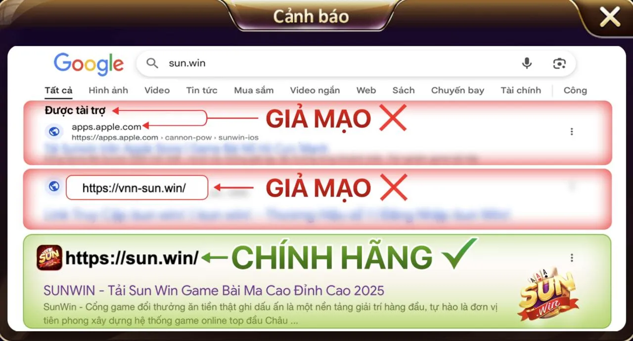 Cách tránh bị lừa khi chơi Sunwin